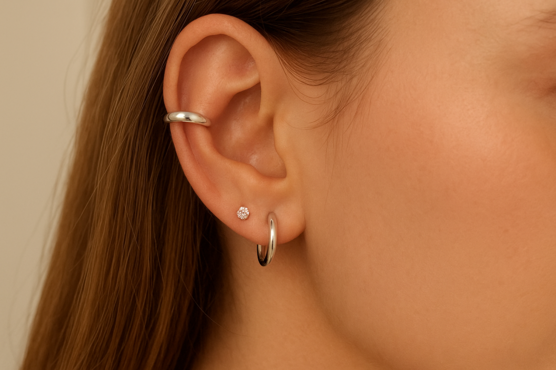 Como-Combinar-Brincos-Segundo-Furo-Prata-925-com-Piercing-Hélix