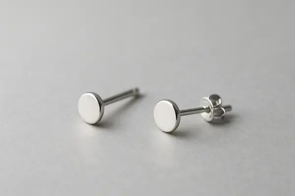 brincos de segundo furo em prata 925, discretos para escritório