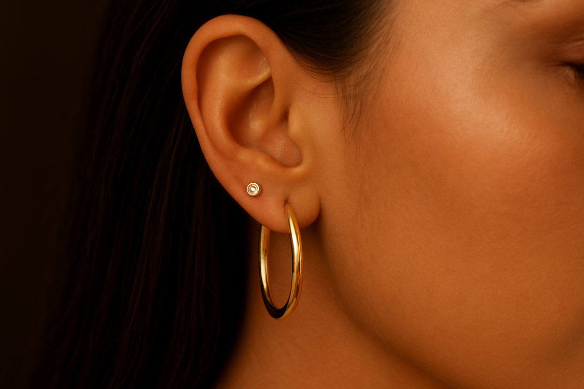 Brincos-de-Segundo-Furo-em-Ouro-18k-Combinando-com-Argola-Grande